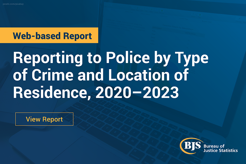 Reporting to Police by Type of Crime and Location of Residence, 2020–2023 Pubcard