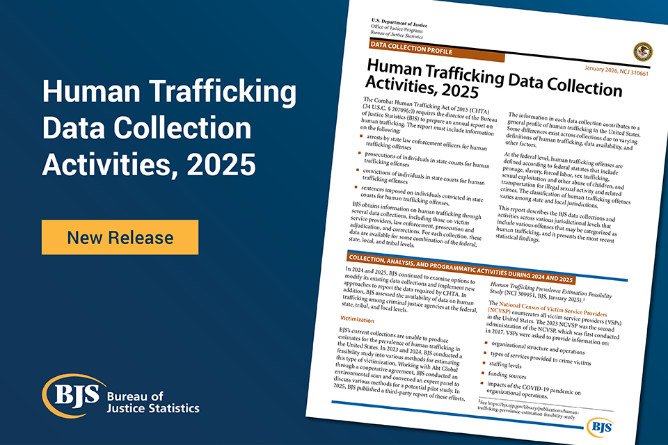 Human Trafficking Data Collection Activities, 2025 Publication Card
