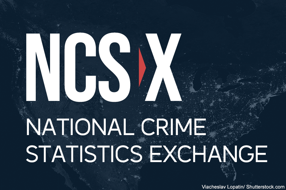 National Crime Statistics Exchange logo with America from space